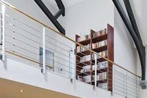 Stainless steel wire rope infills