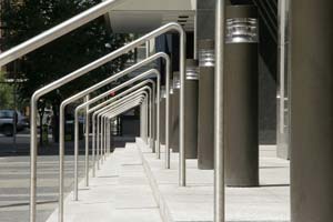 Stainless steel handrails